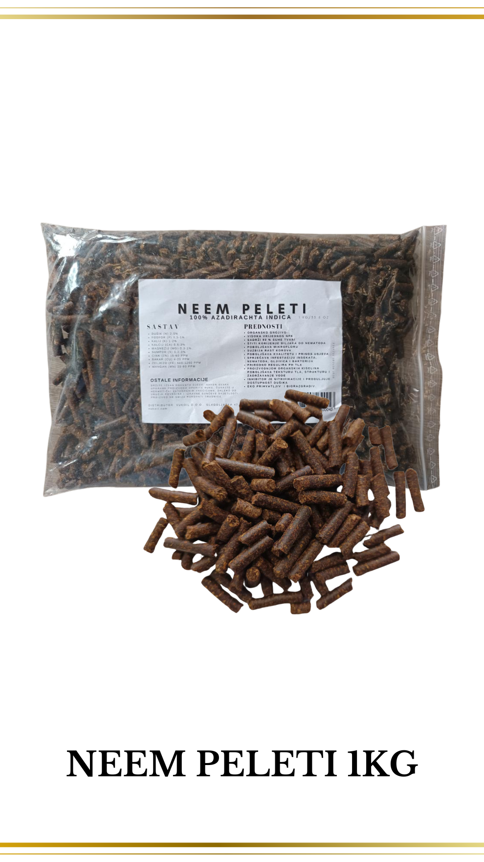 Neem peleti 1 kg